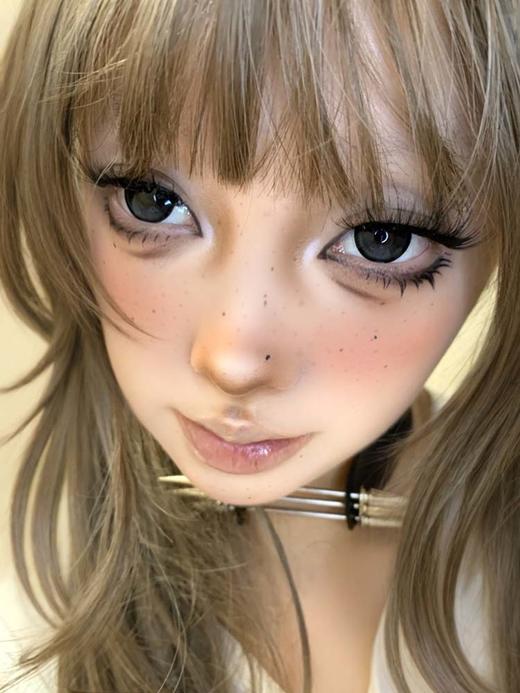 kikicon 月抛 黑胶玛瑙 直径14.5mm 着色14.0mm 商品图2