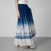 【林栖设计小店】植物染色|手工青花蓝宽松层次感2026春新款苎麻半身裙1961175 商品缩略图3
