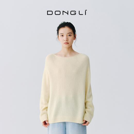 东黎 • 复苏的呼吸 绒丝柔软亲肤圆领套衫 6020 商品图4