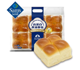 高蛋白黄油餐包720克（6包）山姆会员店商品非商品原因不支持退款