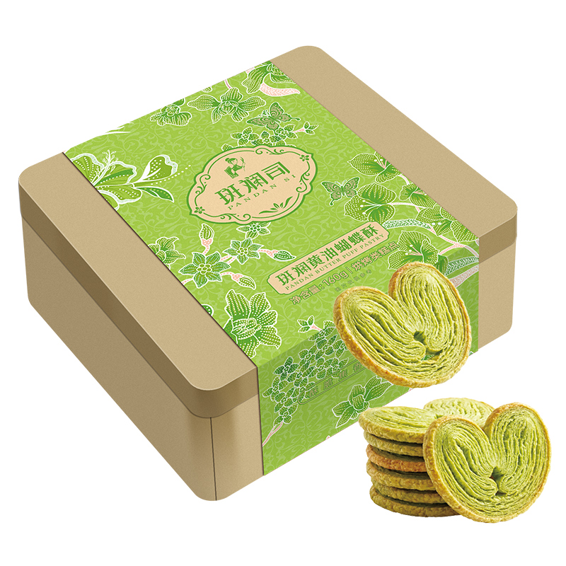 斑斓司斑斓黄油蝴蝶酥饼干传统糕点心休闲零食礼盒伴手礼年货团购