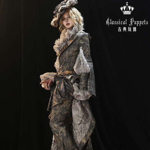 【慢团，全款预售】条纹格命 永恒的鎏金誓约 古典玩偶 Lolita【2026年8月31日起发货】 商品图4