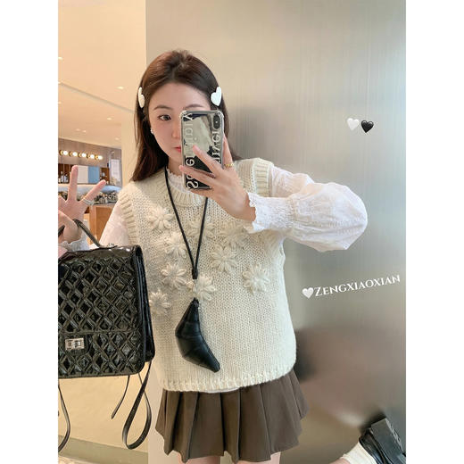 <曾小咸推荐>韩系外穿无袖背心马甲女上衣 商品图0