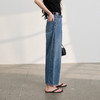三彩2026春季新款复古休闲裤高腰牛仔裤气球裤九分裤宽松遮肉M 商品缩略图3