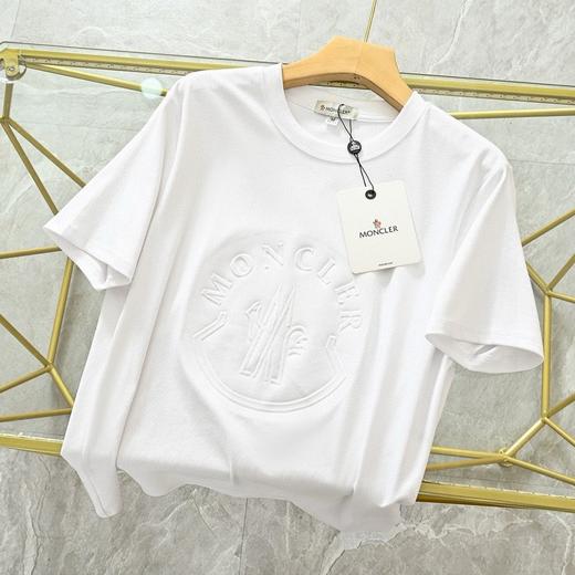 蒙口2026春夏新款经典凹凸印短袖T恤 商品图1