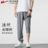 回力2025夏季冰丝凉感束脚裤薄款青少年休闲大码潮牌弹力运动长裤 商品缩略图0