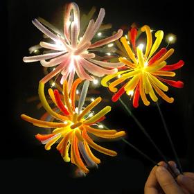 【春节不打烊】【DIY扭扭棒烟花灯&绣球柿子灯笼】手工材料包发光节日亲子活动装饰礼物