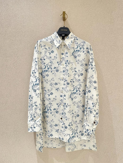 原单阔版型棉质青花瓷印花 商品图2