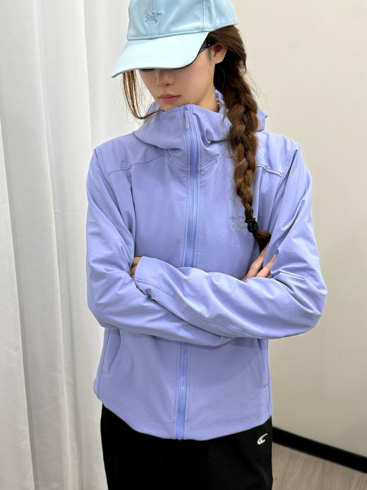 始祖鸟 Gamma Hoody女款软壳 冲锋衣(MG) 商品图7
