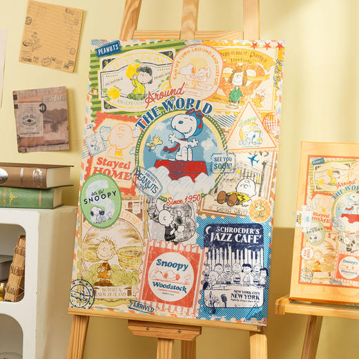 1008片 平面塑料拼图 U1229 史努比的环球冒险【Showpiece L】 商品图3