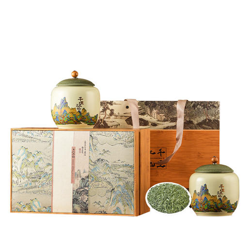 【粉丝专属❗️山房明月陶瓷茶叶礼盒】 甄选品质产地原料，鲜嫩信阳毛尖，滋味鲜美，清醇透亮，马年新年送礼好物年货礼盒L 商品图4
