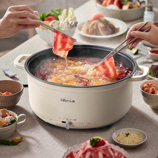 小熊（Bear）电火锅多用途锅电煮锅多功能锅家用电热锅火锅DHG-H50K7 商品图2