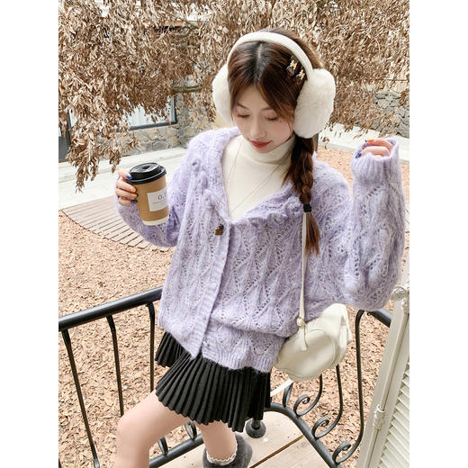 <曾小咸推荐>2.24现货秒杀 ！微信超特价！ 韩系立体钩花毛衣 日常229.99 立减130 秒杀99.99！！ 半裙 秒杀79.99！！ 商品图3