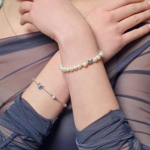 2楼Fellala/翡拉拉「蝴蝶」设计手链时尚轻奢首饰货号926434301吊牌价1099现价989 商品图2