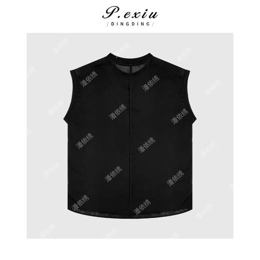 04-3潘依绣丁丁宠粉法式亮片挂珠无袖背心Q21389 商品图1