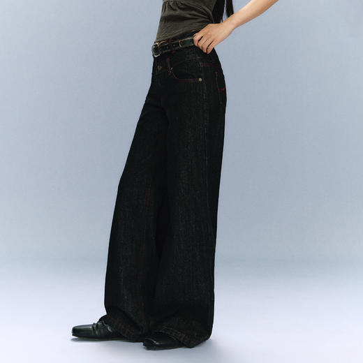 Ariseism 美式复古原牛牛仔裤女春季新款长裤子 商品图1
