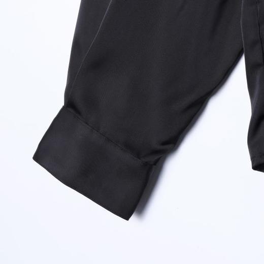 26CS38SDSA男装2026新款高贵轻奢韩版简约纯色立领长袖衬衫休闲百搭衬衣 商品图3