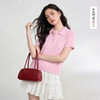 西遇polo领短袖针织毛衣女2026春季新款韩系甜美软糯显瘦短款上衣E0060165 商品缩略图0