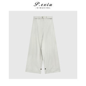 04-3潘依绣丁丁宠粉美式复古脚边可收直筒休闲裤Q16543