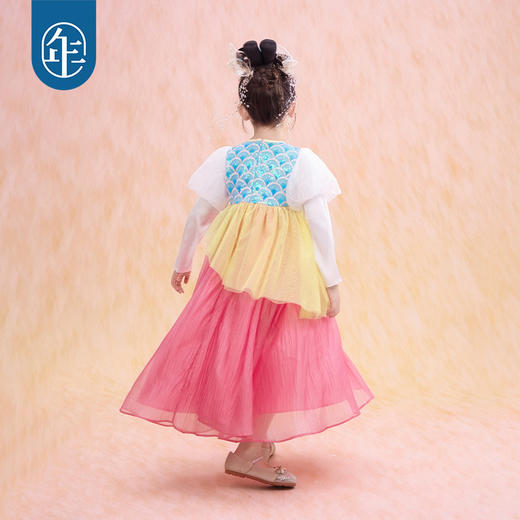 年衣童装儿童连衣裙春季新款新中式改良汉服结伴春光连衣裙N1261061D02 商品图5