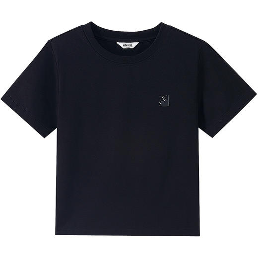 【超舒衣·新疆长绒棉】男女童安舒棉亲子T亲肤柔软圆领短袖T恤夏季新款安奈儿童装实体店同款AM621279 商品图7