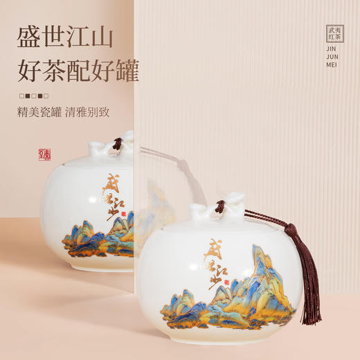 【顺丰春季茶礼】茶叶 红茶 金骏眉  盛世江山 茶叶礼盒  茶饮 华源 330g 商品图2