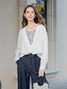 【百图lulu定制】【航海家衬衫】 独特  别致  弧形  收腰 假两件拼接长袖衬衫 商品缩略图7