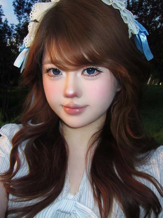 kikicon 月抛 蓝椰拿铁 直径14.5mm 着色14.0mm 商品图4