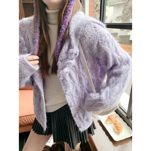 <曾小咸推荐>2.24现货秒杀 ！微信超特价！ 韩系立体钩花毛衣 日常229.99 立减130 秒杀99.99！！ 半裙 秒杀79.99！！ 商品图4