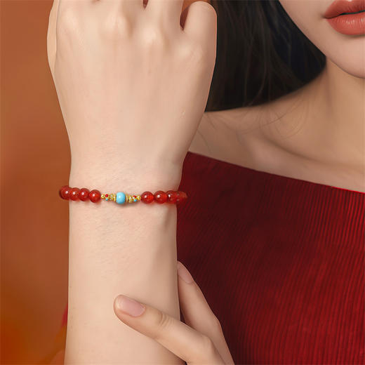 缤纷珐琅足金路路通转运珠 一物多戴项链手链挂饰 MEMORA诗普琳HP933101、HP933001（线上专供） 商品图4