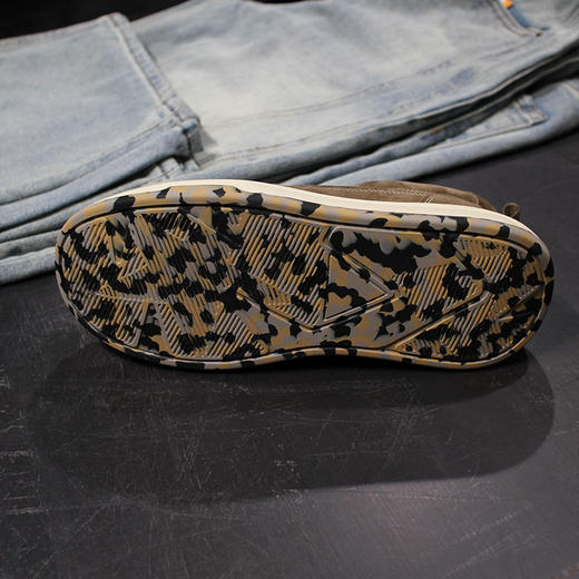 DRONKOO 2026 系带耳排两侧交叉打枣反毛皮低帮板鞋 商品图4