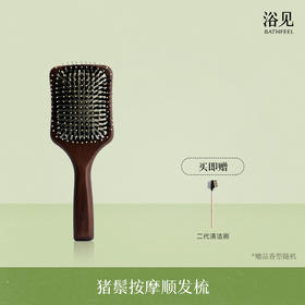 【首品专享】浴见-升级版猪鬃顺发梳 梳子