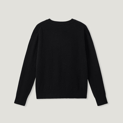 King Deer/鹿王秋冬新款百搭时尚休闲女式圆领羊绒衫L805530【HZ】 商品图3