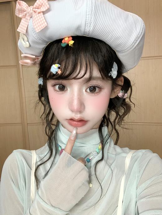 【大直径月抛】Ealla girl-慵懒黑灰/柔光巧棕 -14.5mm【月抛 度数0-800度 无525/575】 商品图2