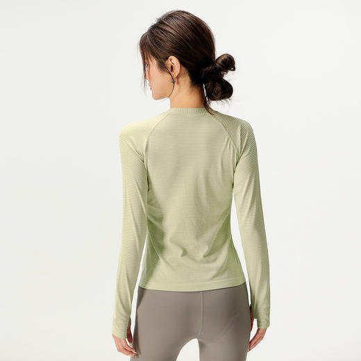 【3~5天发货】跃牌【美度空间】系列 秋冬瑜伽服上衣女普拉提瑜伽长袖跑步运动t恤圆领百搭ADCX53017 商品图1