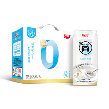 光明研简0蔗糖常温酸奶135g*16盒 早餐牛奶乳品儿童早餐 商品图3