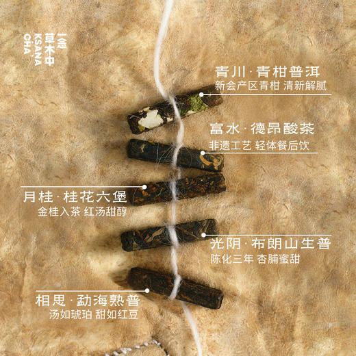 【补货回归】行路茶·茶马古道 | 五口味组合  |120g/盒 商品图1