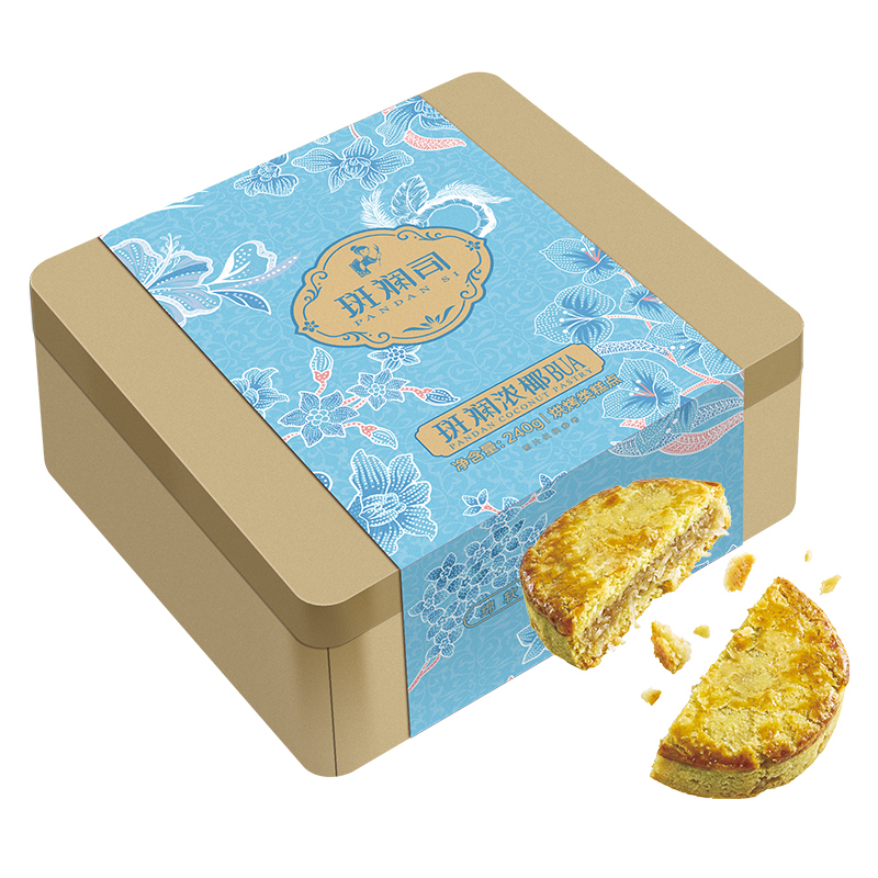 斑斓司斑斓浓椰BUA椰子饼干下午茶糕点心年货礼盒装食品海南特产