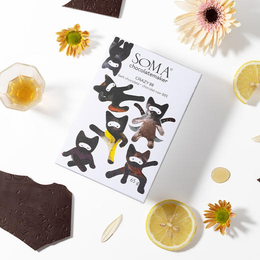 企鹅市集|加拿大进口SOMA单源/增味巧克力 33/65/90g 多口味可选 烤白巧/香草/酒糟/野莓泡泡等 商品图7