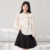 西遇法式波点立领衬衫女2026春季新款蝴蝶结飘带气质通勤长袖衬衣SS060148 商品缩略图1