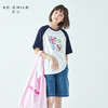 棵初26年夏季新款亲子中大女童趣味图案印花T恤纯棉宽松插肩短袖 商品缩略图0