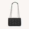 SAINT LAURENT 圣罗兰 女士迷你版经典LOULOU puffer单肩包 黑色 759337 1EL00 1000 商品缩略图2