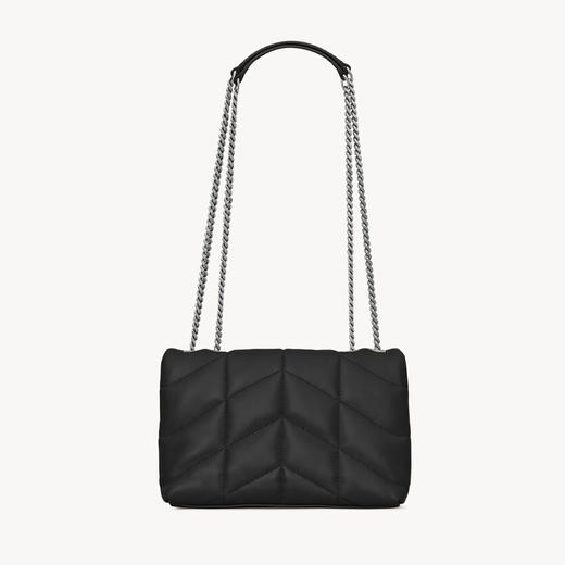 SAINT LAURENT 圣罗兰 女士迷你版经典LOULOU puffer单肩包 黑色 759337 1EL00 1000 商品图2