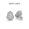 意趣东方系列 ShiningHouse[培育] 18K金钻石耳饰 葫芦形2克拉钻人工真钻人造钻石K金耳饰时尚钻石耳饰【此商品不支持7天无理由退货退款】预计3日发货 商品缩略图3