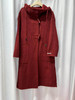 【YW】无忧购“清仓福利”氛围感红色连帽洋气减龄气质宽松羊毛外套2606 商品缩略图3