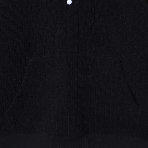 SDSA男装2026新款高贵轻奢韩版简约暗纹半纽扣连帽卫衣百搭时尚 商品图2