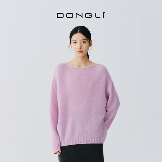东黎 • 复苏的呼吸 绒丝柔软亲肤圆领套衫 6020 商品图1