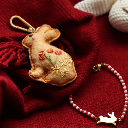 心艺手作：幸运兔挂饰 Lucky Rabbit Keyring 商品图3
