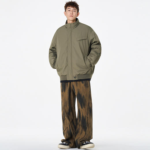 【买手优选HS】立领设计舒适防风保暖百搭棉服外套 商品图5