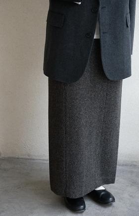 Auralee 羊毛花呢铅笔裙(ALPACA WOOL SILK TWEED PENCIL SKIRT)